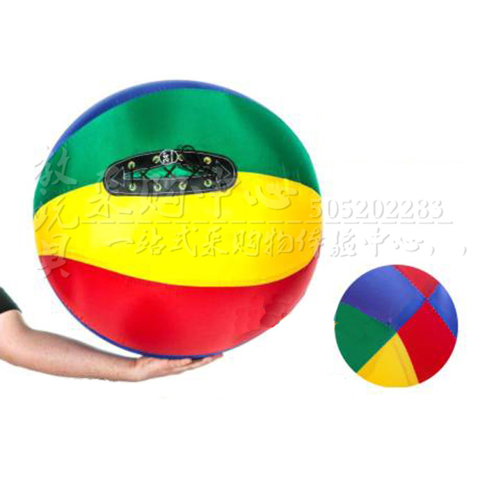 小笼球大笼球卡乐咪幼儿早教儿童感统万能目标筐6色防撕裂彩虹伞