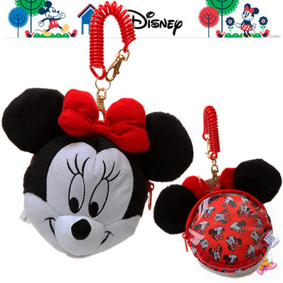 disney日本米老鼠零钱包毛绒礼物