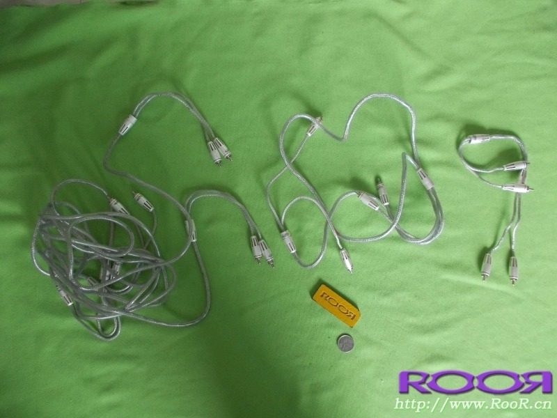 纯正 美国 TSUNAMI 海啸 精品 RCA 音频线 视频线 喇叭线