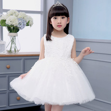 Robe enfant en mousseline de soie - Ref 2046603 Image 8