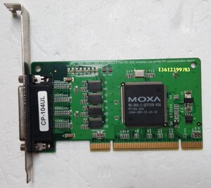 摩莎 MOXA CP-104UL 4口RS-232 通用PCI多串口卡现货 实物图