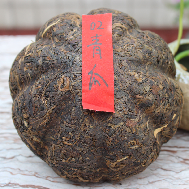 普洱瓜茶500g金瓜贡茶陈年生茶2002年古树纯料金瓜沱茶生茶普洱茶-封面