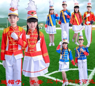 鼓号队服装中小学生鼓号服演出服儿童仪仗队升旗手国旗班管乐队服