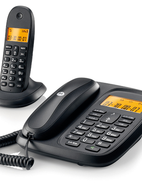 摩托罗拉cl101c 数字无绳电话一拖一  固定电话子母机 无线座机