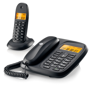 摩托罗拉cl101c 数字无绳电话一拖一 固定电话子母机 无线座机