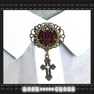 Broche ROSE CROSS en Matériau mixte - Ref 1176289 Image 23