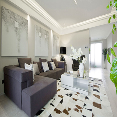 168套高清简约时尚风格小户型样板房室内设计实景照片资料