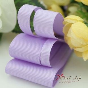 6-38MM纯色浅紫雪青色罗纹带织带/发饰材料DIY/丝带罗纹带5码价