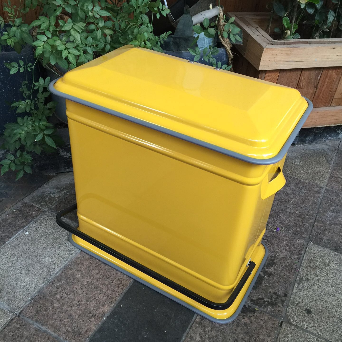 日本dulton分类脚踩金属垃圾桶