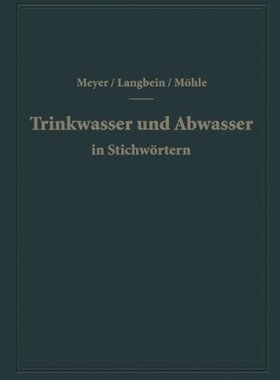 【预订】Trinkwasser Und Abwasser in Stichwortern