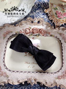 竖夹韩国黑色头花蝴蝶结发饰香蕉夹扭夹包邮发夹新款原创马尾夹