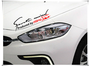 菲亚特FIAT致悦ottimo车贴反光贴灯眉贴纸机盖贴改装 贴 贴纸个性