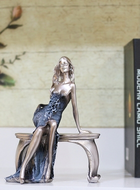 欧式风美女人物模特树脂工艺品