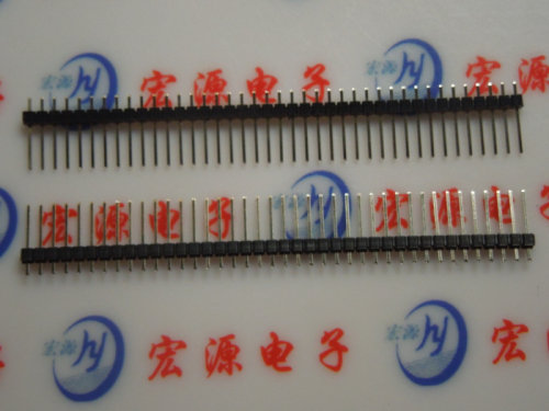 排针 间距2.54MM 单排长排针 单排针 长15MM 插针 1*40P 40P