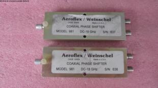 981 Weinschel 1350度射频微波可变移相器 Aeroflex 18GHz