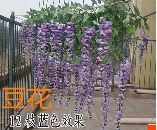 仿真长款吊兰塑料花特价