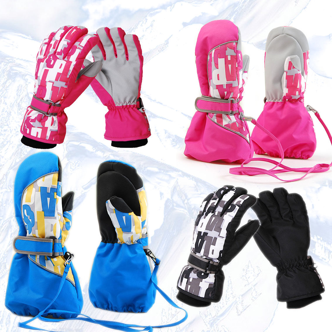Gants pour enfants MARSNOW en velours - Ref 2146760 Image 1