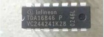 【深辉电子】直插 TDA16846 拆机开关电源IC芯片 DIP-14