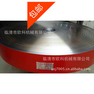 临清厂家直供X21 非标可定做 780A圆台平面磨床配套圆形电磁吸盘