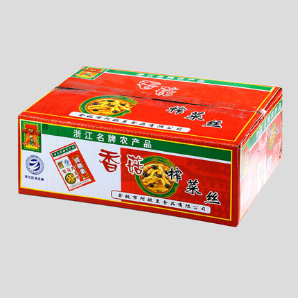 浙江余姚阿姚皇香菇榨菜丝 下饭菜咸菜酱菜泡菜佐餐菜108gX50袋