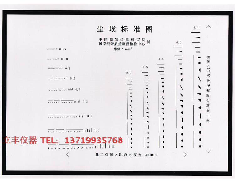 尘埃度标准对比图片 尘埃度测定仪 纸张尘埃度仪图片