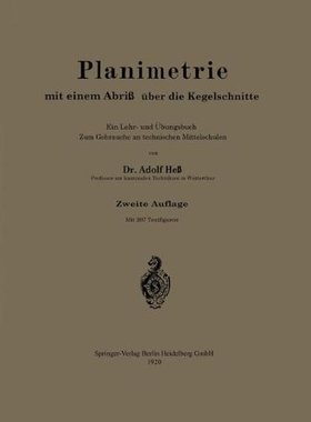 【预订】Planimetrie Mit Einem Abriss Uber Di...