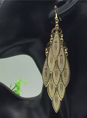earrings欧美夸张大耳饰长耳环