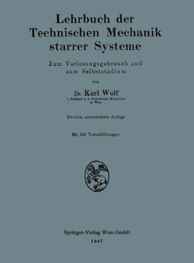 【预订】Lehrbuch Der Technischen Mechanik St...