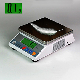 金珂华5kg10kg0.1g高精度电子秤电子天平厨房，称中药茶叶烘焙充电