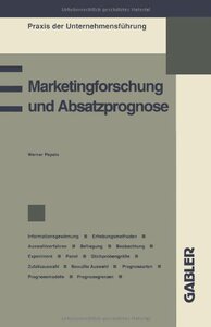【预售】Marketingforschung Und Absatzprognose