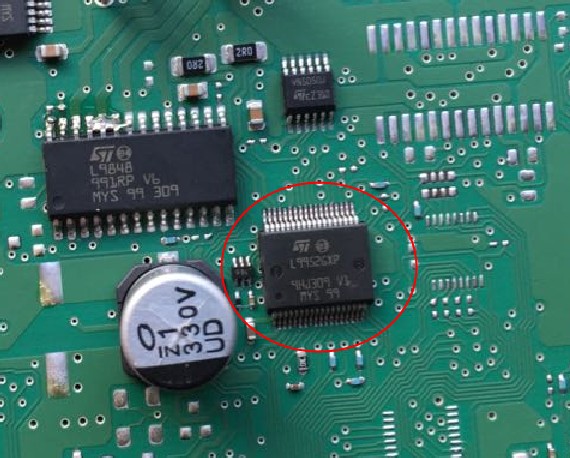 L9952GXP 大众车身电脑板喇叭不响易损电源芯片