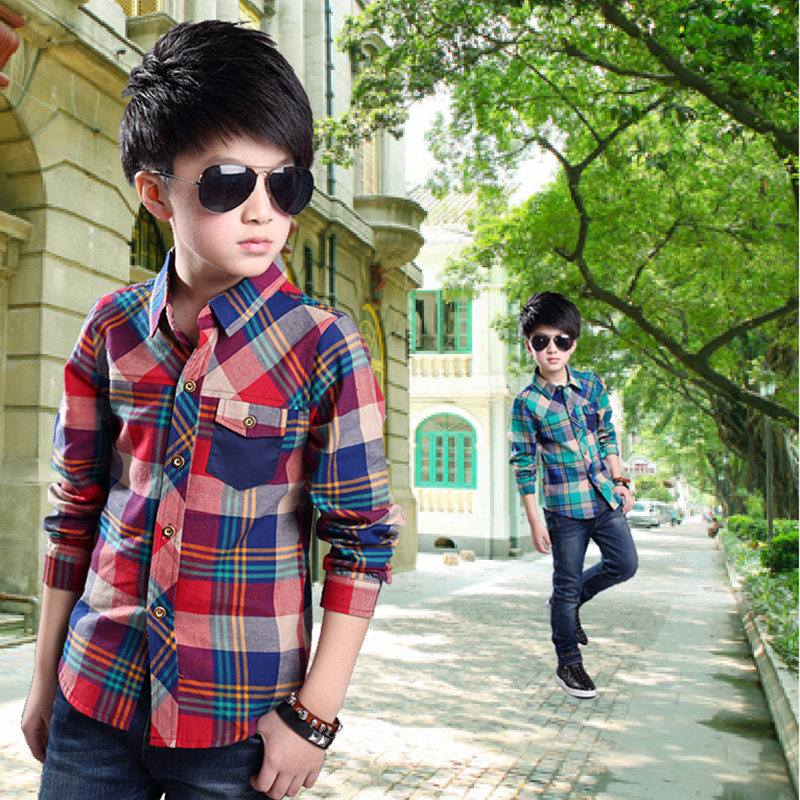 Chemise garcon à manche longue - Ref 2073682 Image 1