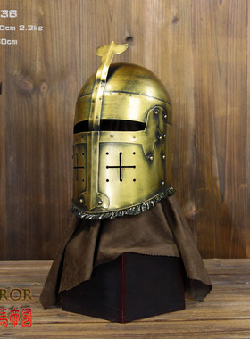 头盔欧式仿古风铁艺金属装饰品