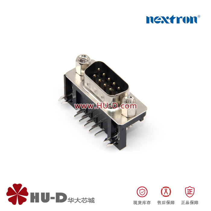 正凌精工nextron D-USB连接器 卧式DB头 DR-9P 公头/弯针