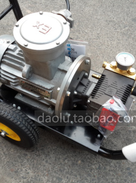 上海熊猫PE160 210型工业防爆式高压清洗机冲洗泵水枪头洗车设备