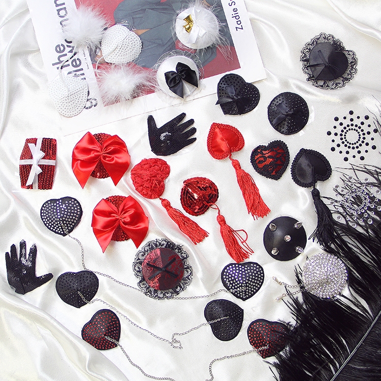 多款情趣调情乳贴流苏两片羽毛