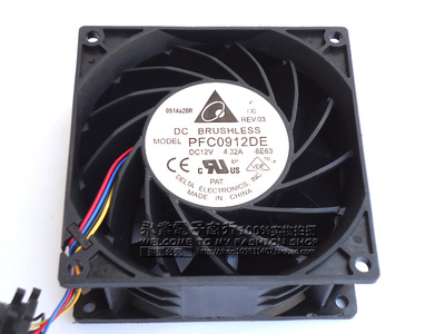 台达 PFC0912DE 9038 12V 4.32A 9CM 暴力 双滚珠 服务器散热风扇