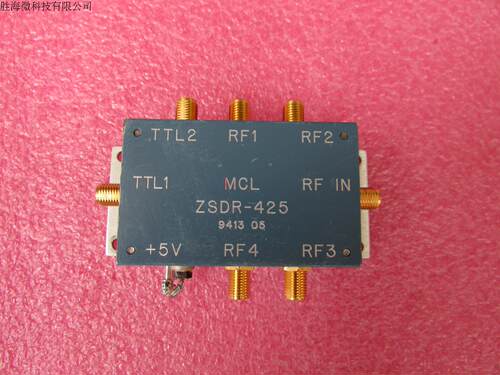 ZSDR-425 10-2500MHz SP4T SMA 单刀四掷 TTL射频微波同轴电子PIN开关 质量包好，包能用  可提供详细测试图 官网资料 http://www.minicircuits.com/pdfs/ZSDR-425+.pdf