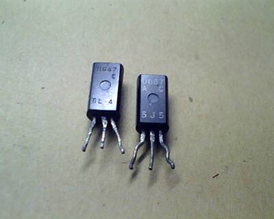 进口拆机音响小功率配对管2SB647，2SD667（B647，D667）