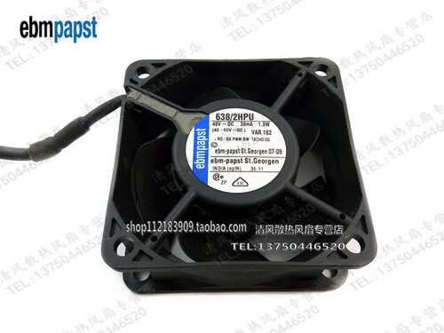 TYP 638/2HPU 双滚珠 6025 48V 1.8W 6厘米 防水变频器风扇