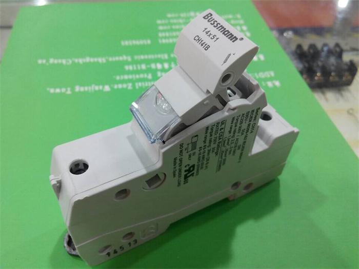 CH141B 美国bussmann熔断器  14X51mm RT18-63X保险丝底座