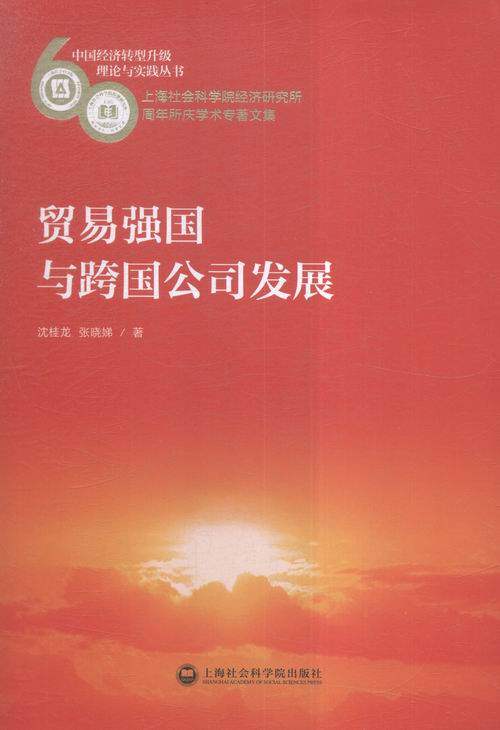贸易强国与跨国公司发展 书店 沈桂龙 社会经济与改革书籍 书 畅想