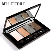 百丽多华 法国进品 4色眼影祼妆效果自然易上色不晕染持久防水