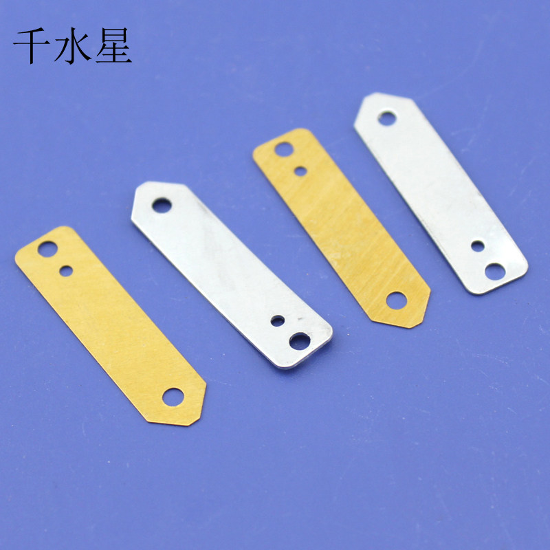 电极锌片铜片水果电池土豆发电科学实验金属电极水果电池实验材料