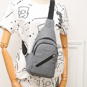 胸包男士韩版潮单肩包学生户外男士斜挎包男运动小背包休闲包腰包