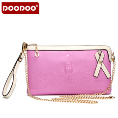 Doodoo2015 fall/winter handbags bow clutch bag shoulder bag leather small bag baodan women's handbags clutch bags