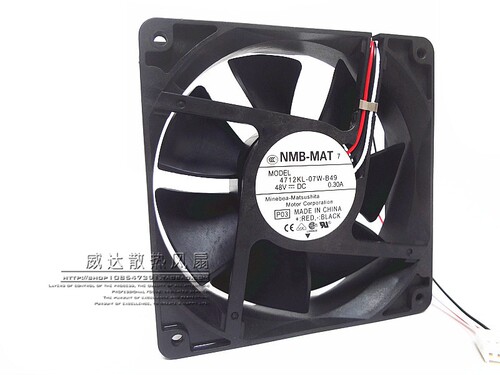 NMB 4712KL-07W-B49 12032 48V 0.30A 12CM 12厘米 变频器风扇