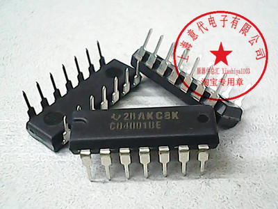 CD4001BE  TI   DIP-14〖正品原装〗赛格市场G332室实体店 现货