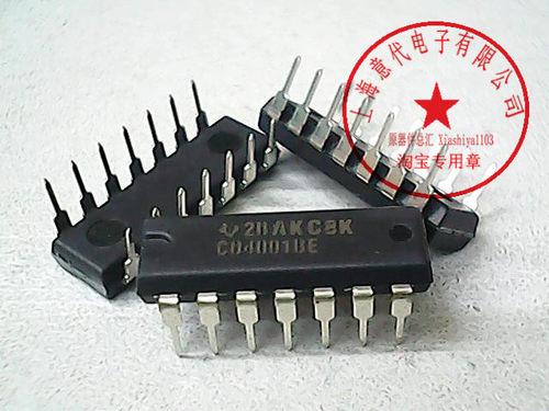 CD4001BE  TI   DIP-14〖正品原装〗赛格市场G332室实体店 现货