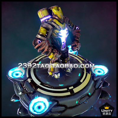 Unity3D模型资源包 Unity游戏 机械/科幻 人物模型 怪物 装甲傀儡